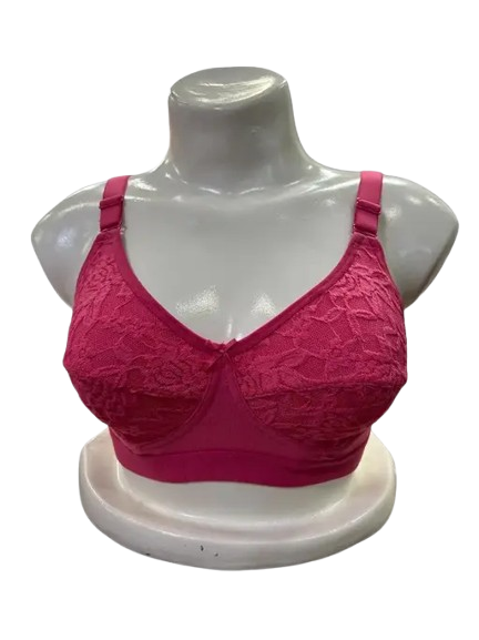 Crimson Sheer Demi Bra