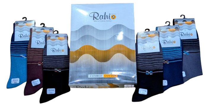 RAHI, Men’s Socks, Combed Cotton (C-1)